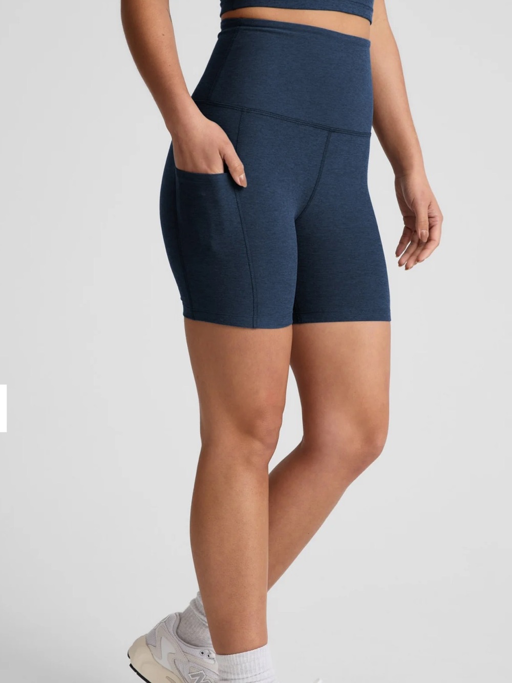 New Beyond yoga Spacedye Keep Pace 5Pocket Short Navy